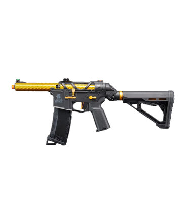 Lancer Tactical Lancer Tactical AirTac Customs Gen 3 M4 AEG Rifle, Gold