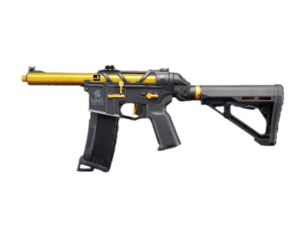 Lancer Tactical Lancer Tactical AirTac Customs Gen 3 M4 AEG Rifle, Gold