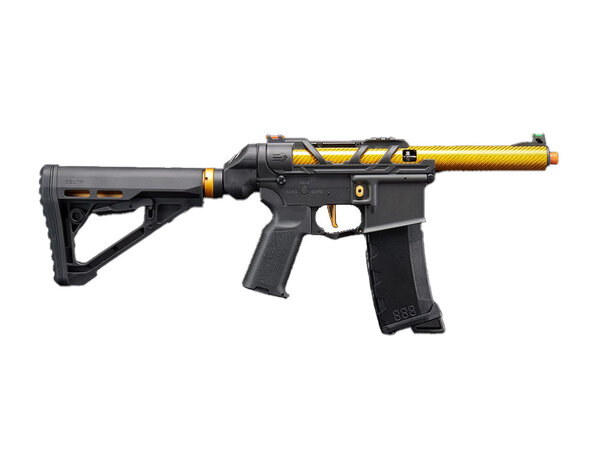 Lancer Tactical Lancer Tactical AirTac Customs Gen 3 M4 AEG Rifle, Gold