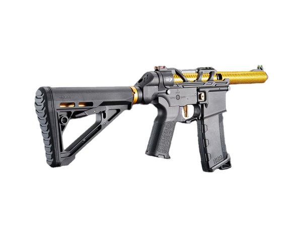 Lancer Tactical Lancer Tactical AirTac Customs Gen 3 M4 AEG Rifle, Gold