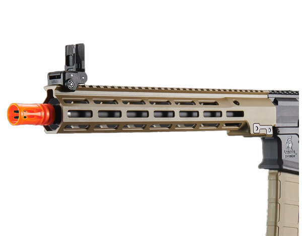 Lancer Tactical Lancer Tactical Stalker 13" Gen 2 M4 AEG Rifle, Black / Tan  Battery Combo