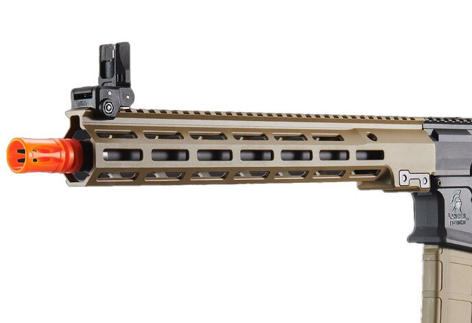 Lancer Tactical Stalker 13" Gen 2 M4 AEG Rifle, Black / Tan  Battery Combo