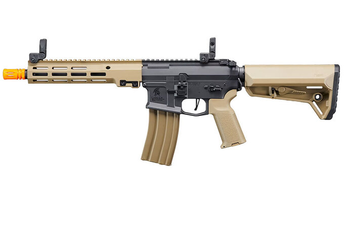 Lancer Tactical Stalker 10" Gen 2 M4 AEG Rifle, Black / Tan Battery Combo