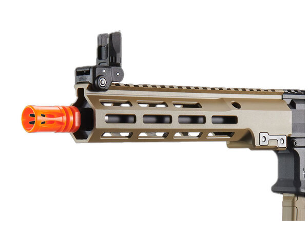 Lancer Tactical Lancer Tactical Stalker 10" Gen 2 M4 AEG Rifle, Black / Tan Battery Combo