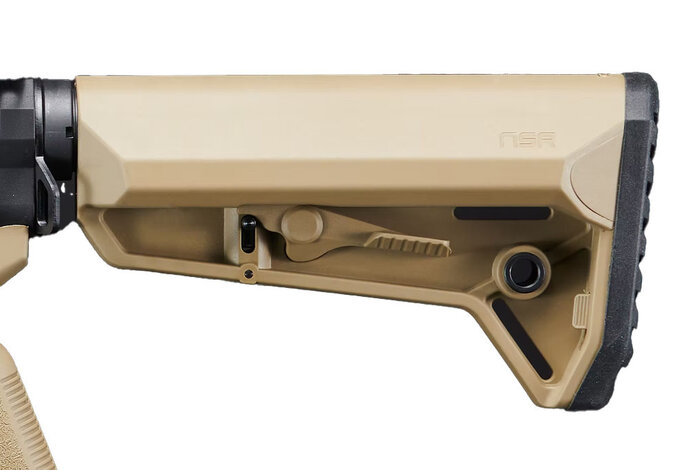 Lancer Tactical Stalker 10" Gen 2 M4 AEG Rifle, Black / Tan Battery Combo