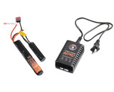 Lancer Tactical Stalker 10" Gen 2 M4 AEG Rifle, Black Battery Combo