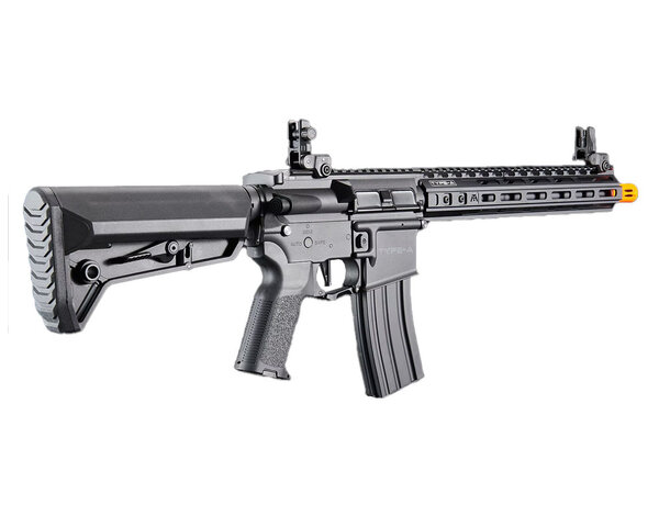 Lancer Tactical BG Defense Type-A MK2 12" Gen 3 M4 AEG Rifle, Black