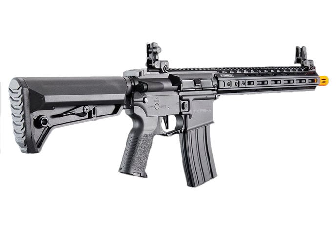 BG Defense Type-A MK2 12 inch Gen 3 M4 AEG Rifle, Black