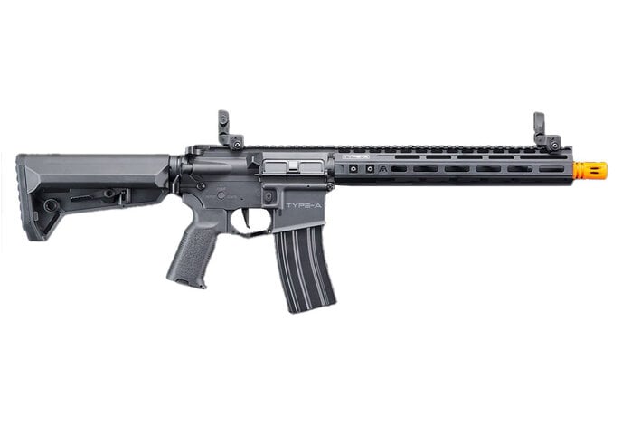 BG Defense Type-A MK2 12 inch Gen 3 M4 AEG Rifle, Black