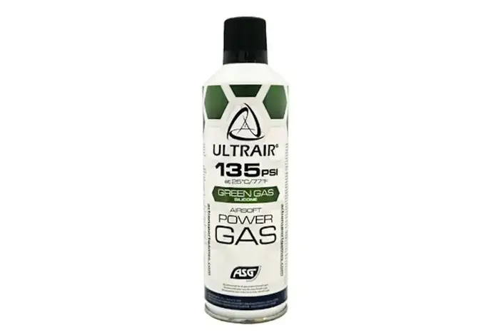 ASG Ultrair Power Gas, 8.5oz Green Gas with Silicone