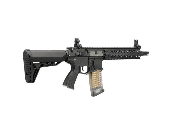 G&G G&G CM18 GMS CQBR Polymer Receiver RIS Airsoft Rifle with ASTER SE