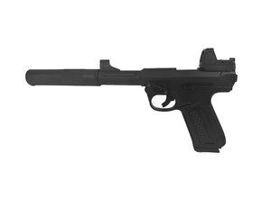 Airsoft Extreme AEX CUSTOM OH SILENT KNIGHT - Action Army AAP-01 HPA Airsoft, Black