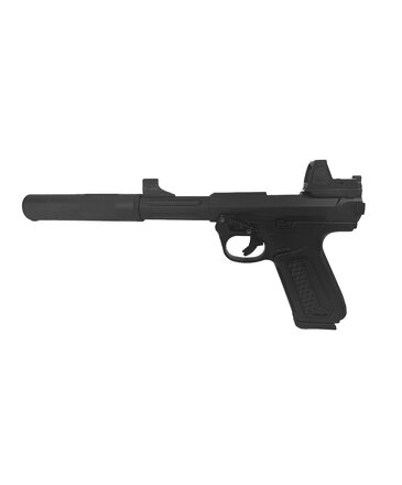 Airsoft Extreme AEX CUSTOM OH SILENT KNIGHT - Action Army AAP-01 HPA Airsoft, Black