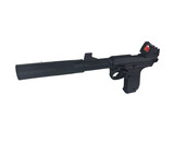 AEX CUSTOM OH SILENT KNIGHT - Action Army AAP-01 HPA Airsoft, Black