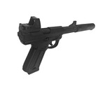 AEX CUSTOM OH SILENT KNIGHT - Action Army AAP-01 HPA Airsoft, Black