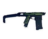 AEX CUSTOM LEAN MEAN GREEN MACHINE  - Action Army AAP-01 HPA Airsoft, Black