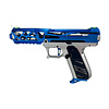 Airsoft Extreme AEX CUSTOM BLUE FLAME - AAP-01 Gas Blowback Pistol, Blue / Silver