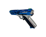 AEX CUSTOM BLUE FLAME - AAP-01 Gas Blowback Pistol, Blue / Silver