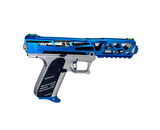 AEX CUSTOM BLUE FLAME - AAP-01 Gas Blowback Pistol, Blue / Silver