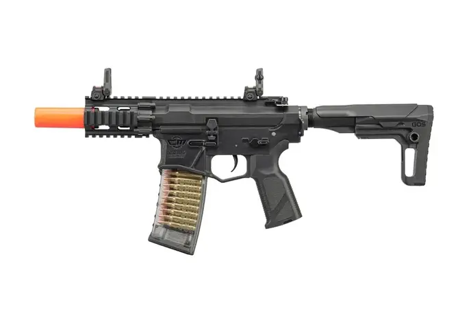 G&G CM16 GMS SBR Polymer Receiver RIS Airsoft Rifle with ASTER SE