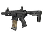 G&G G&G CM16 GMS SBR Polymer Receiver RIS Airsoft Rifle with ASTER SE