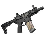 G&G G&G CM16 GMS SBR Polymer Receiver RIS Airsoft Rifle with ASTER SE