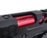 AEX Custom BLACK WIDOW Tokyo Marui Hi Capa 4.3 Gas Blowback Pistol Black / Red