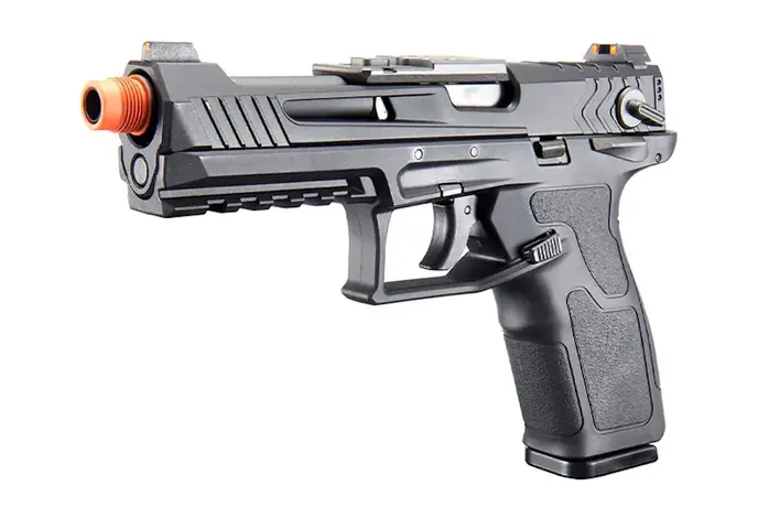 Lancer Tactical LTX Competition Gas Blowback Pistol, Black