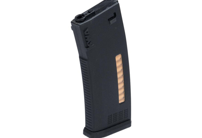 KWA MS120 AEG Mid-Cap Magazine, single (non cutoff) , Black