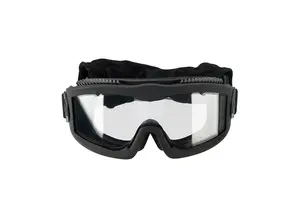 Lancer Tactical Lancer Tactical AERO Airsoft Goggles, Thermal Clear Lens, Black