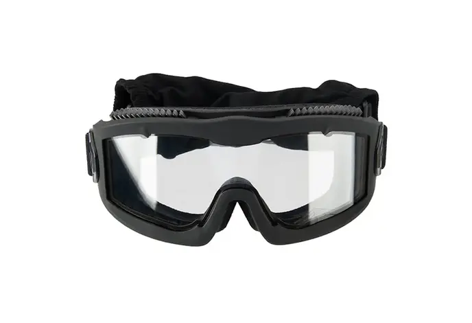 Lancer Tactical AERO Airsoft Goggles, Thermal Clear Lens, Black