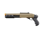 Golden Eagle Golden Eagle sawed off gas shotgun MLOK handguard, 3/6 shot, tan