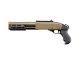 Golden Eagle sawed off gas shotgun MLOK handguard, 3/6 shot, tan