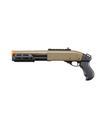 Golden Eagle Golden Eagle sawed off gas shotgun MLOK handguard, 3/6 shot, tan