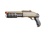 Golden Eagle sawed off gas shotgun MLOK handguard, 3/6 shot, tan