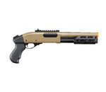 Golden Eagle Golden Eagle sawed off gas shotgun MLOK handguard, 3/6 shot, tan