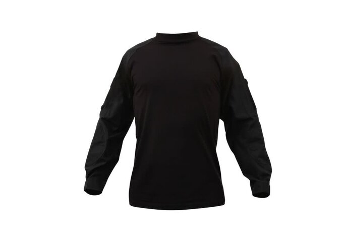 Rothco Airsoft Combat Shirt, Black