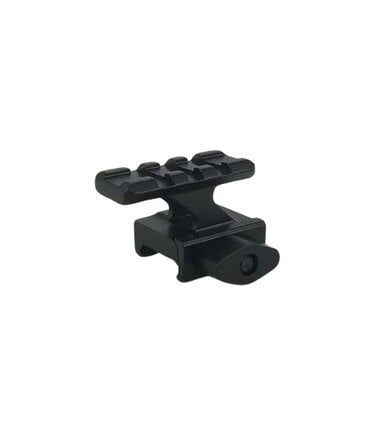 Airsoft Extreme Aluminum angled 1.25" weaver  riser mount. thumbscrew