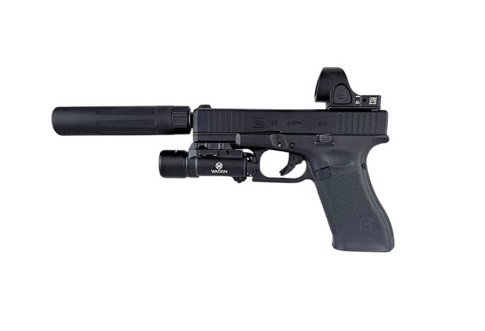 AEX Custom GLOVE BOX SPECIAL Umarex Elite Force GLOCK G45 GEN5 Green Gas Full Blowback Pistol by VFC