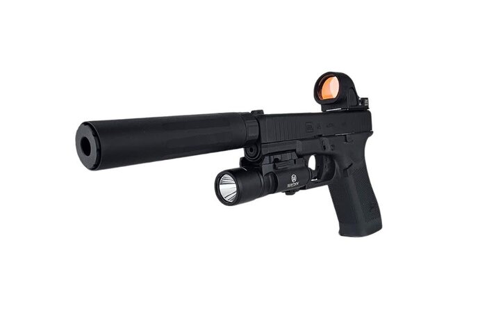 AEX Custom GLOVE BOX SPECIAL Umarex Elite Force GLOCK G45 GEN5 Green Gas Full Blowback Pistol by VFC