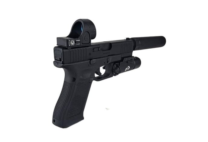 AEX Custom GLOVE BOX SPECIAL Umarex Elite Force GLOCK G45 GEN5 Green Gas Full Blowback Pistol by VFC