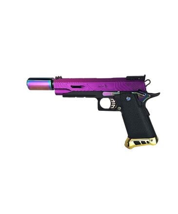 Tokyo Marui AEX Custom CYBERNETIC HUNNY Tokyo Marui Hi Capa 5.1 Gas Blowback Pistol, Purple / Neo / Black