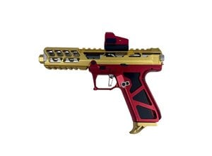 Airsoft Extreme AEX CUSTOM NINER - AAP-01 Gas Blowback Pistol, Red/Gold