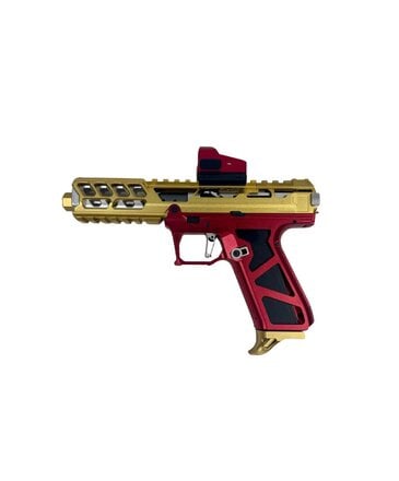 Airsoft Extreme AEX CUSTOM NINER - AAP-01 Gas Blowback Pistol, Red/Gold