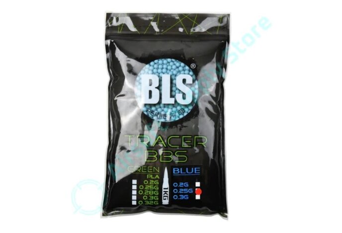 AEX 0.25g 4000ct 6mm Airsoft Tracer BBs Blue