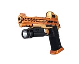 AEX Custom THE ARENA KING Tokyo Marui Hi Capa 4.3 Gas Blowback Pistol, Orange / Black