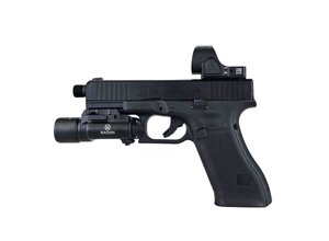 Elite Force AEX Custom CERBERUS  Umarex Elite Force GLOCK G45 GEN5 Green Gas Full Blowback Pistol by VFC