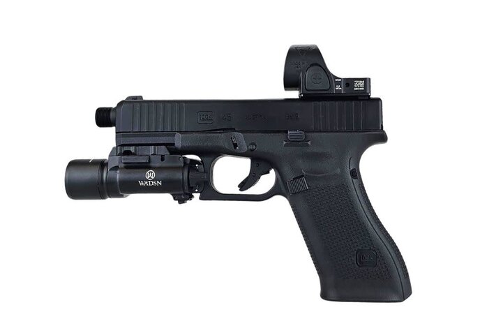 AEX Custom CERBERUS  Umarex Elite Force GLOCK G45 GEN5 Green Gas Full Blowback Pistol by VFC