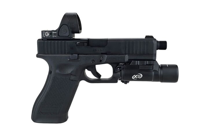 AEX Custom CERBERUS  Umarex Elite Force GLOCK G45 GEN5 Green Gas Full Blowback Pistol by VFC