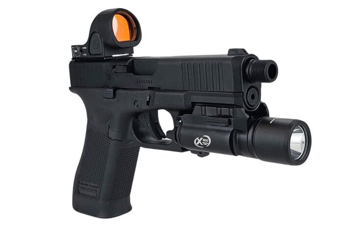 AEX Custom CERBERUS  Umarex Elite Force GLOCK G45 GEN5 Green Gas Full Blowback Pistol by VFC